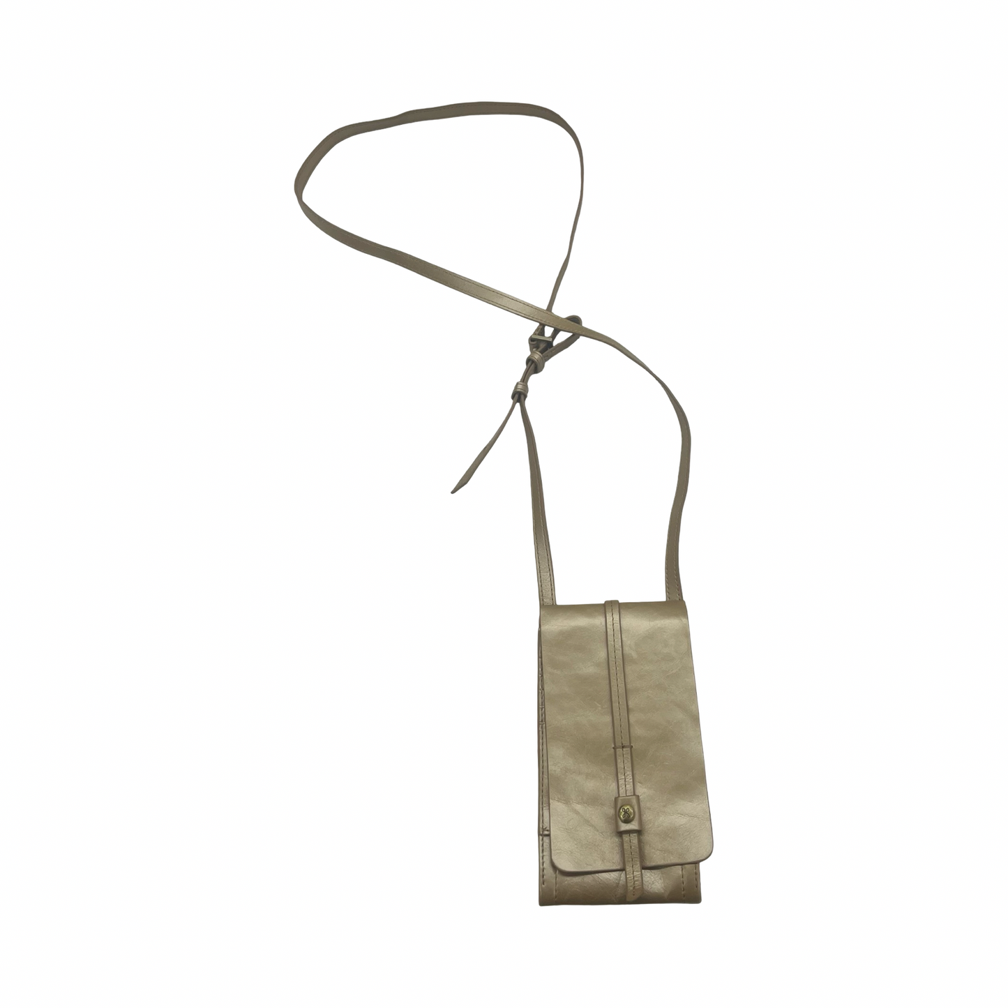 Crossbody Leather By Hobo Intl In Gold, Size:Small