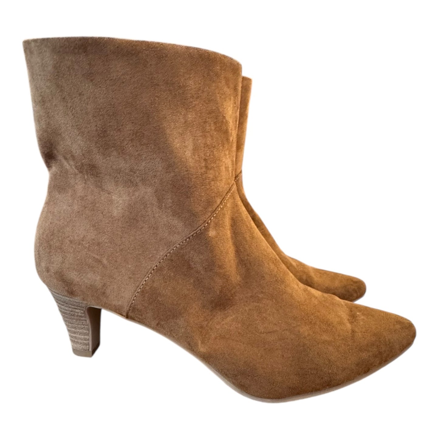 Boots Ankle Heels By Universal Thread In Brown, Size:8.5