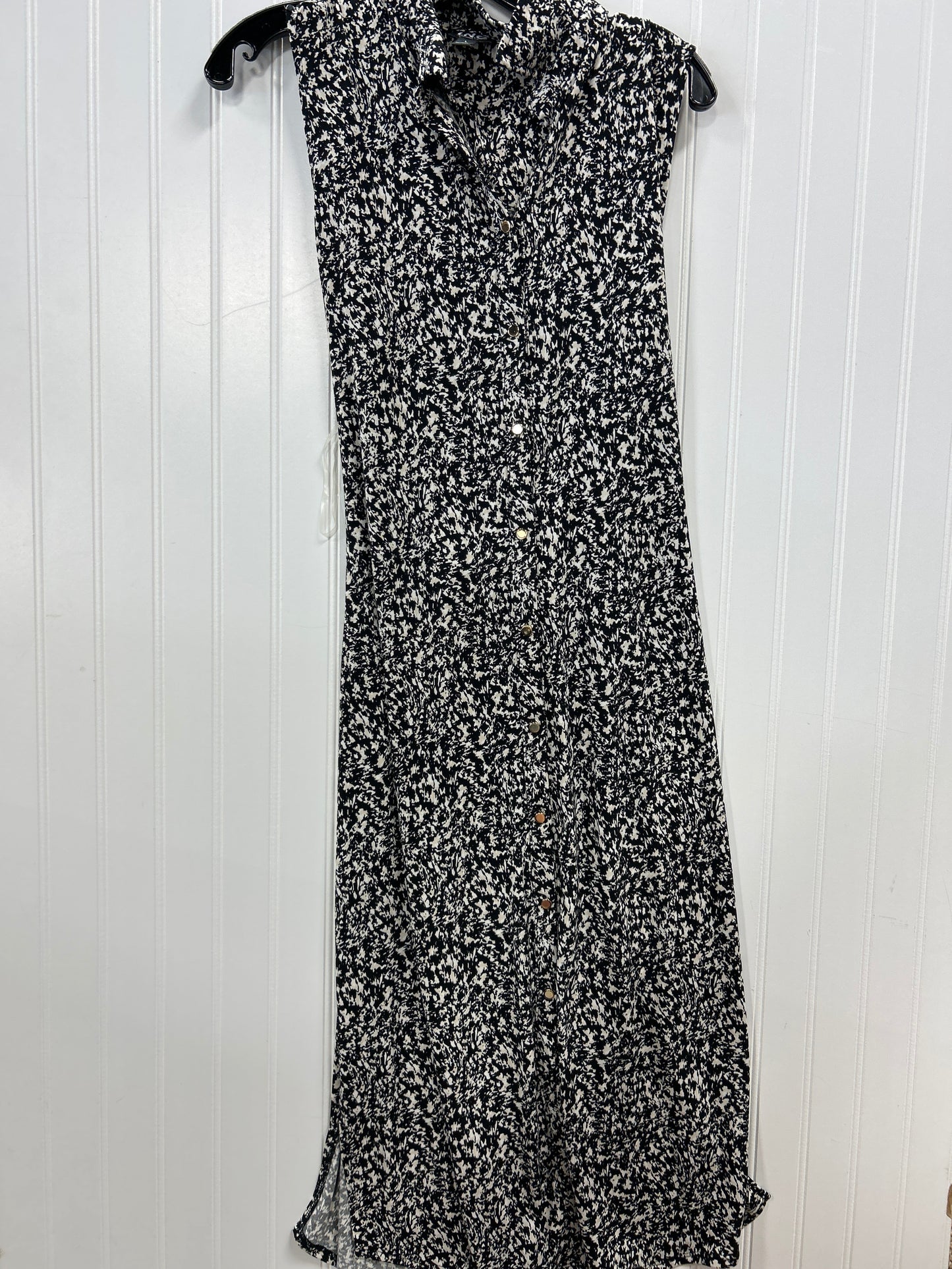 Dress Casual Maxi By Inc In Black & White, Size:L