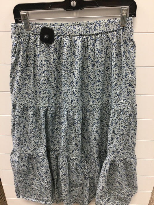 Skirt Maxi By Madewell In Blue, Size:S