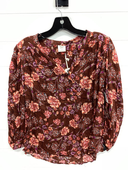 Top Ls By Good Hart In Brown, Size:Xs