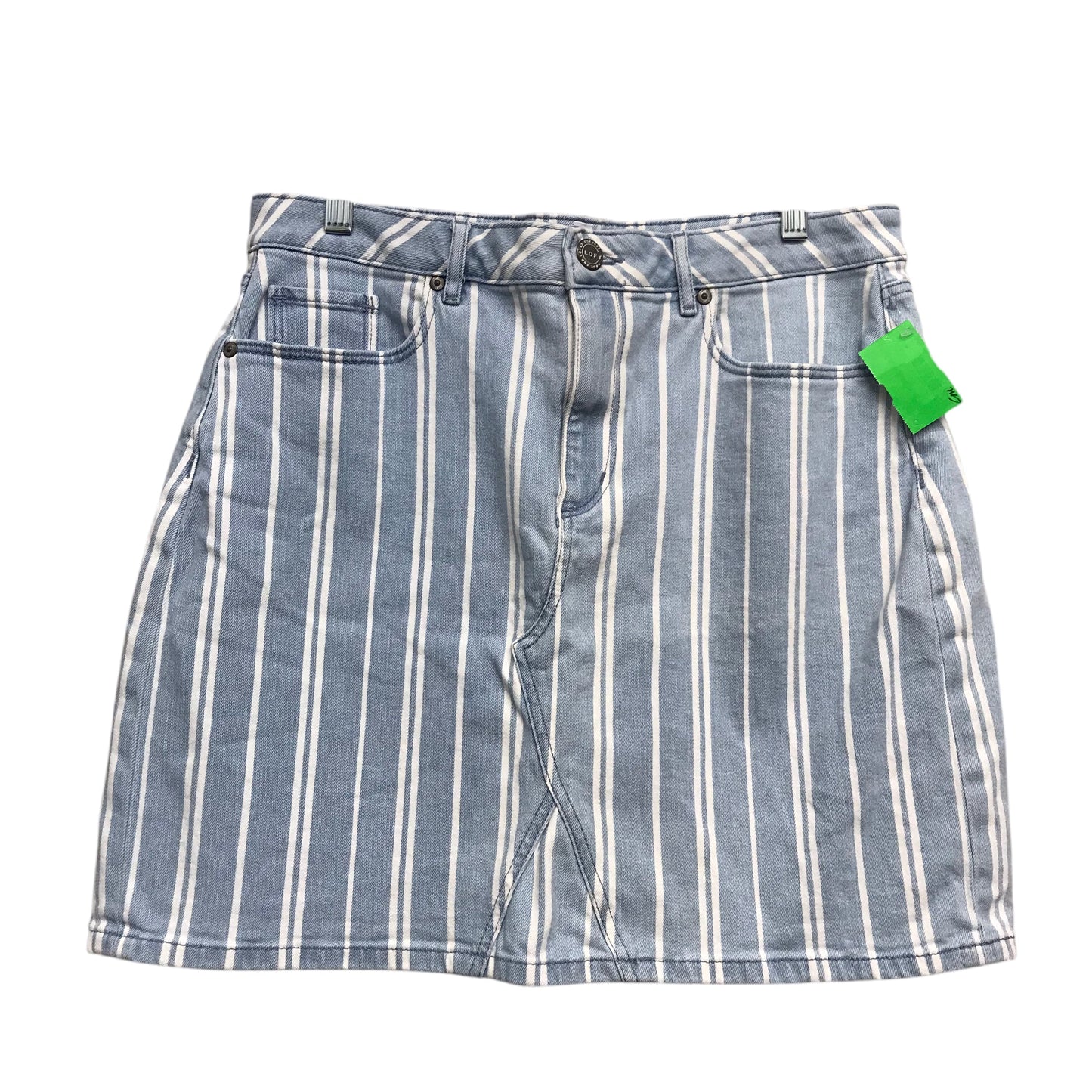 Skirt Mini & Short By Loft In Striped Pattern, Size:12