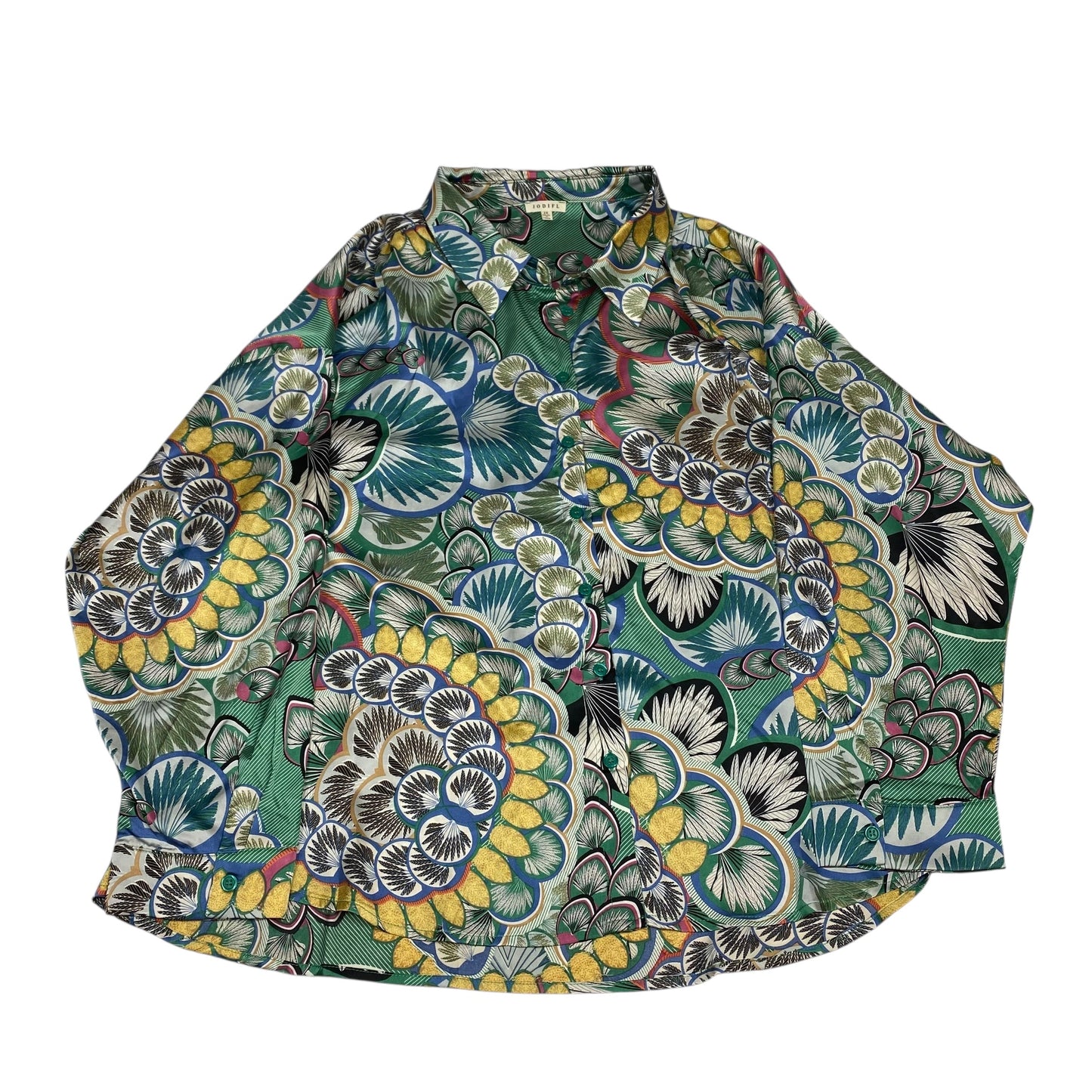 Top Ls By Jodifl In Green, Size:2X