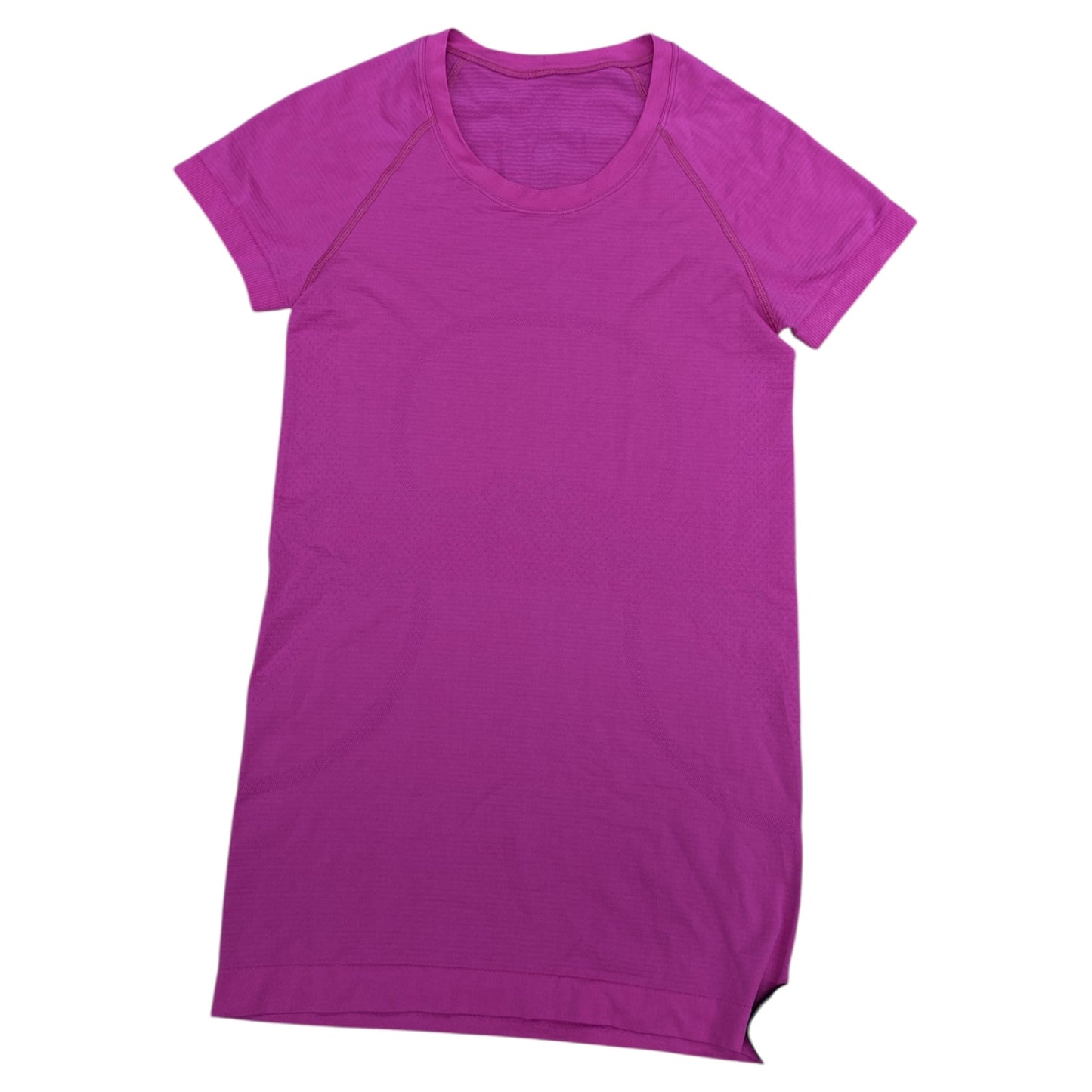 Athletic Top Ss By Lululemon In Pink, Size:2