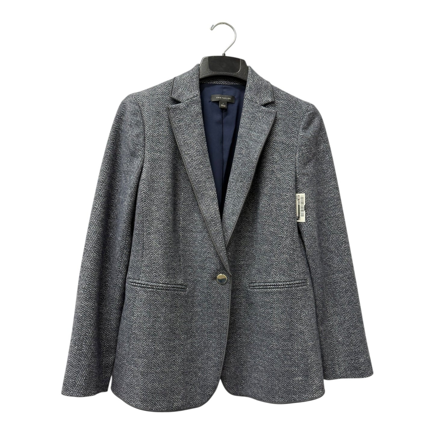 Blazer By Ann Taylor In Blue, Size:S