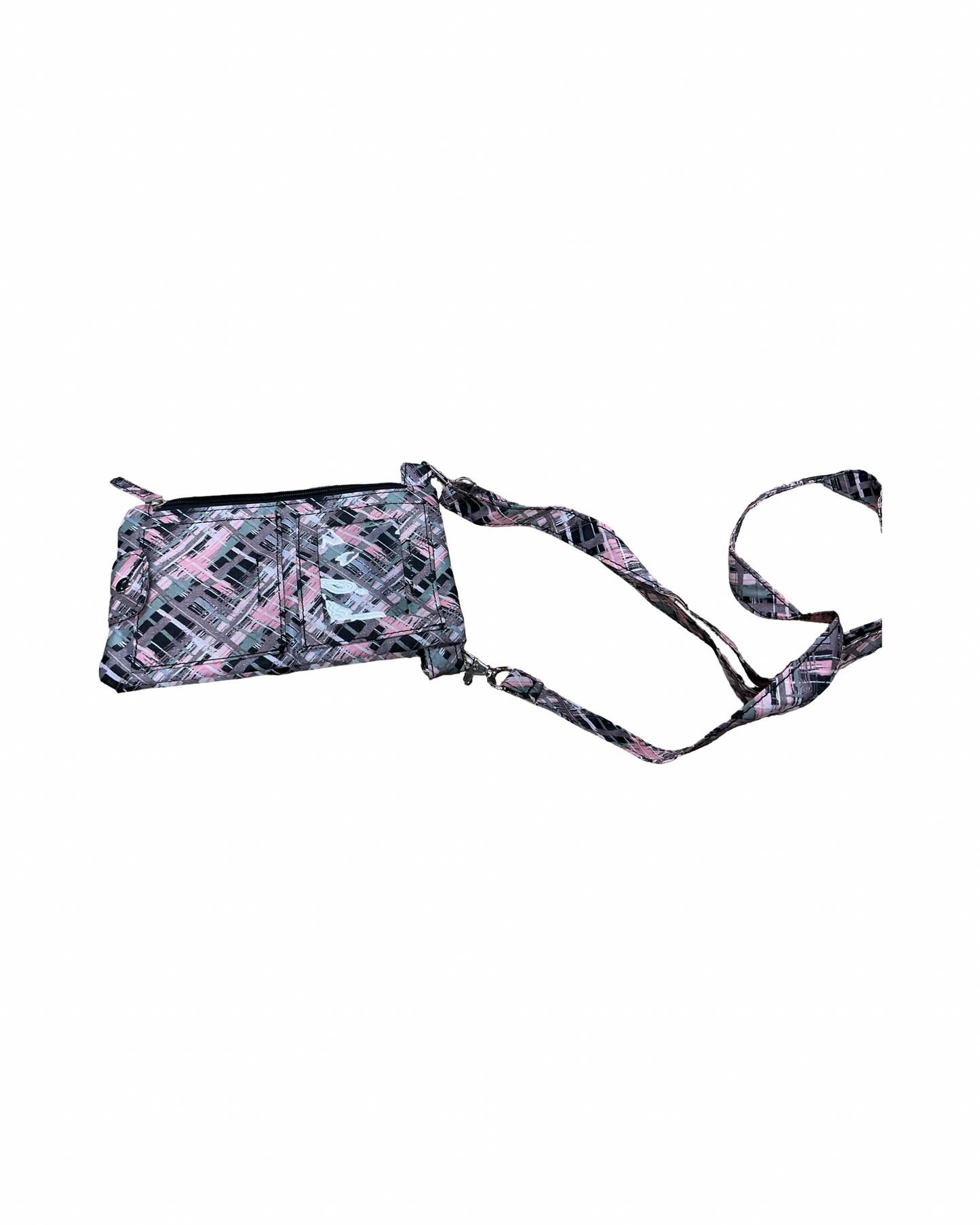 Crossbody By Clothes Mentor In Black & Pink, Size:Small