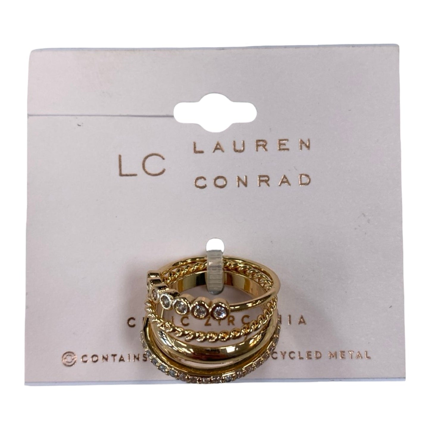 Ring Stackable By Lc Lauren Conrad In Gold
