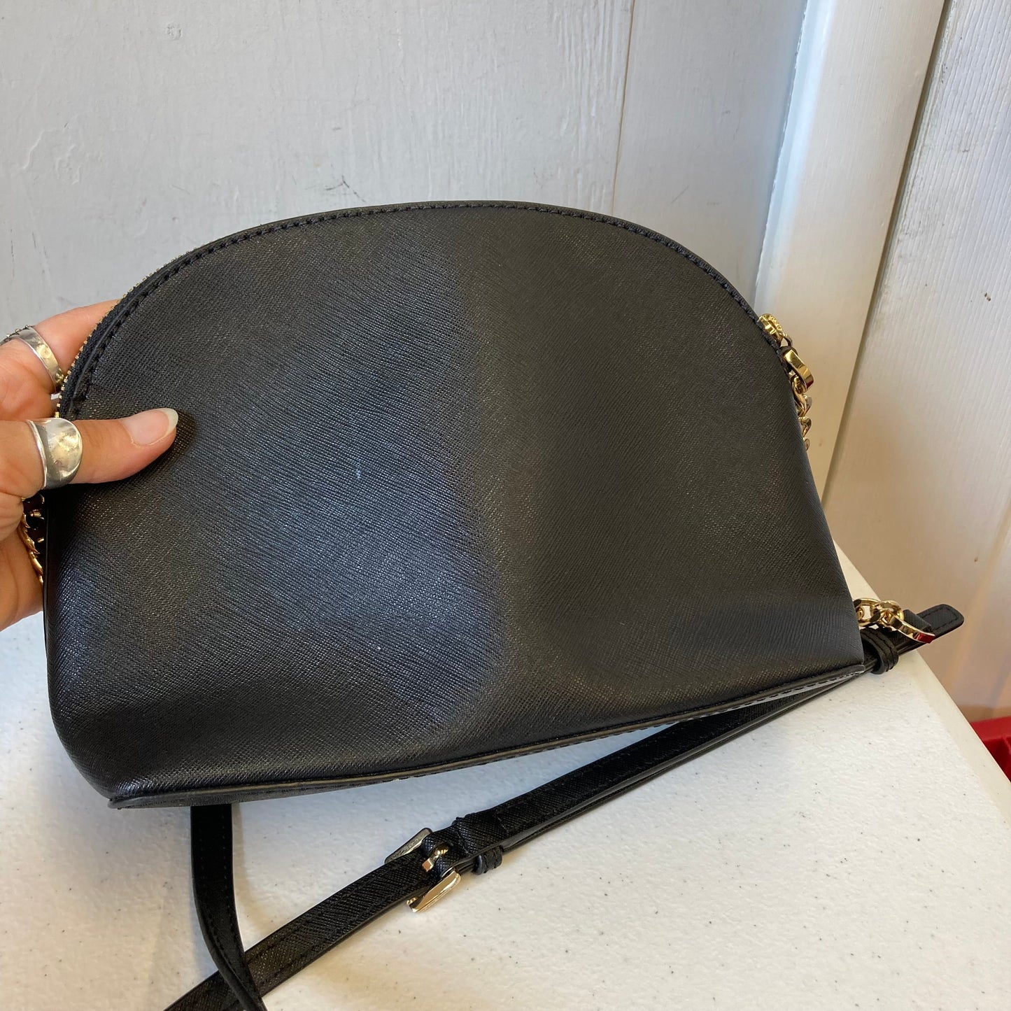 Crossbody Designer By Michael Kors In Black, Size:Small