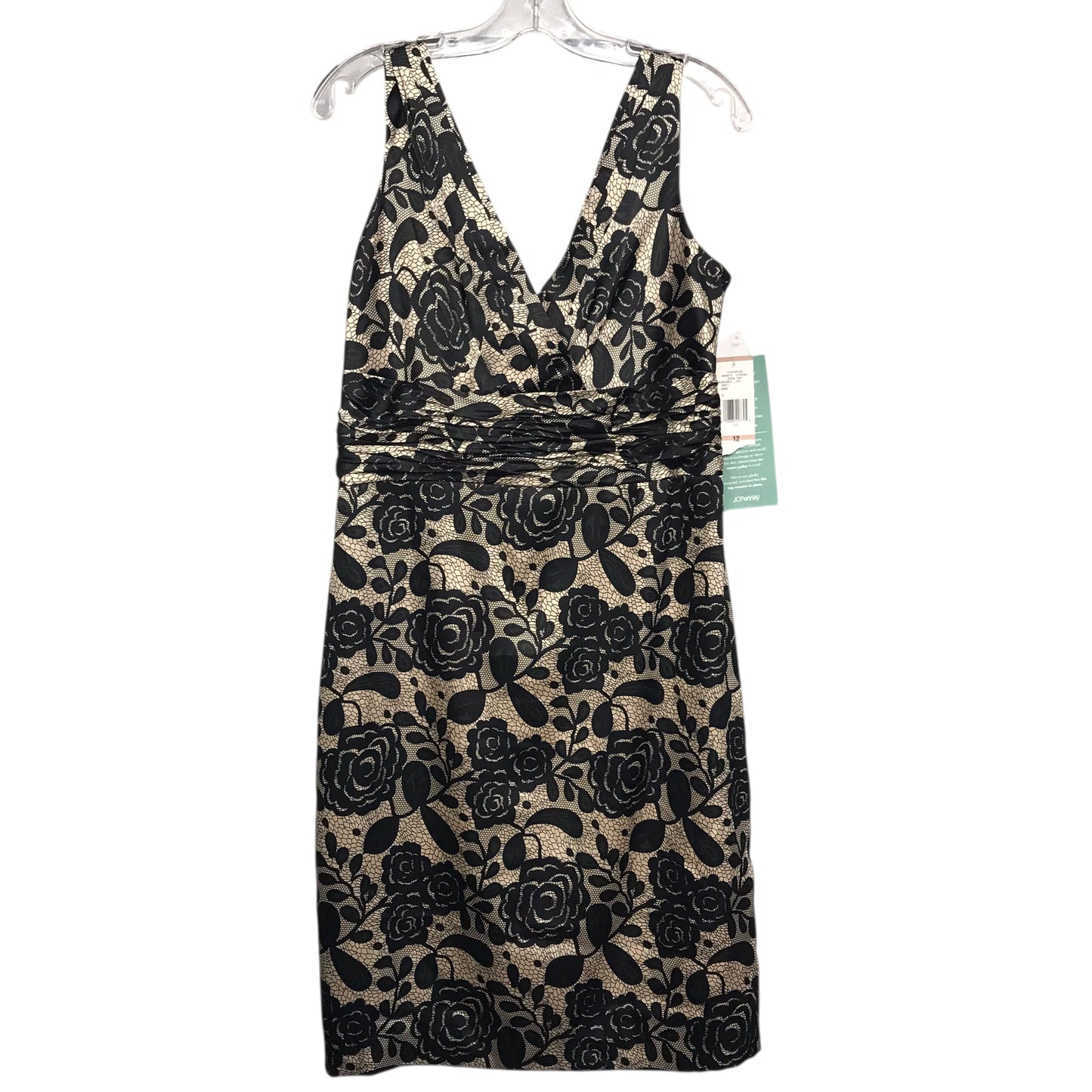 Dress Party Short By Jones Wear In Black & Tan, Size:L