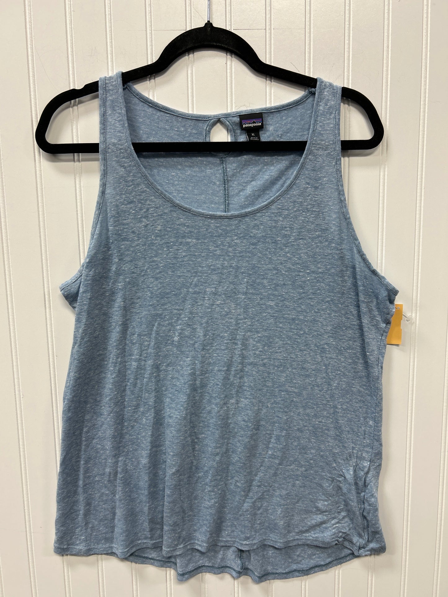Athletic Tank Top By Patagonia In Blue, Size:Xl