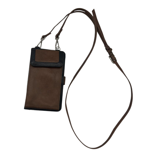 Crossbody Leather By Clothes Mentor In Brown, Size:Small