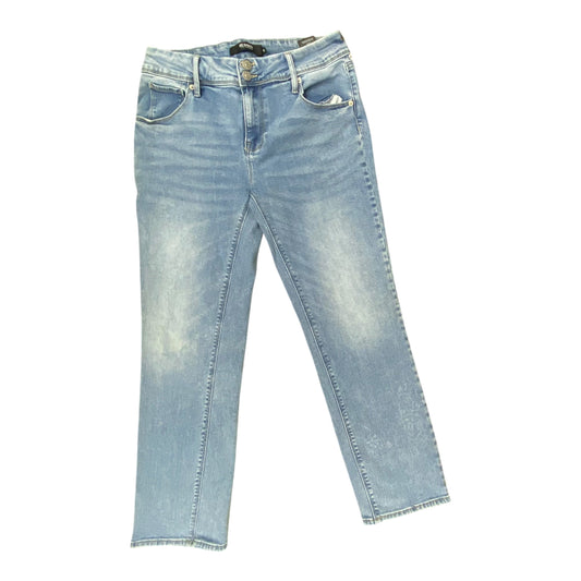 Jeans Straight By Hudson In Blue Denim, Size:10