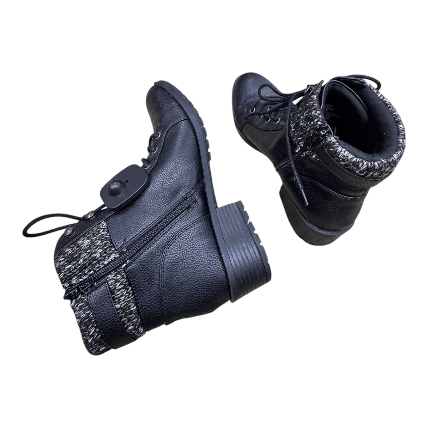 Boots Ankle Heels By Style And Company In Black, Size:8.5