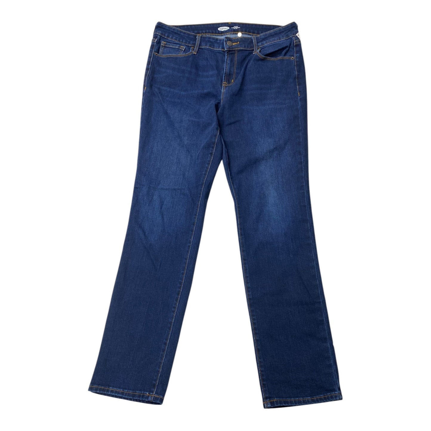 Jeans Straight By Old Navy In Blue Denim, Size:12L