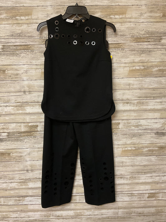 Pants Set 2Pc By Akris In Black, Size:2