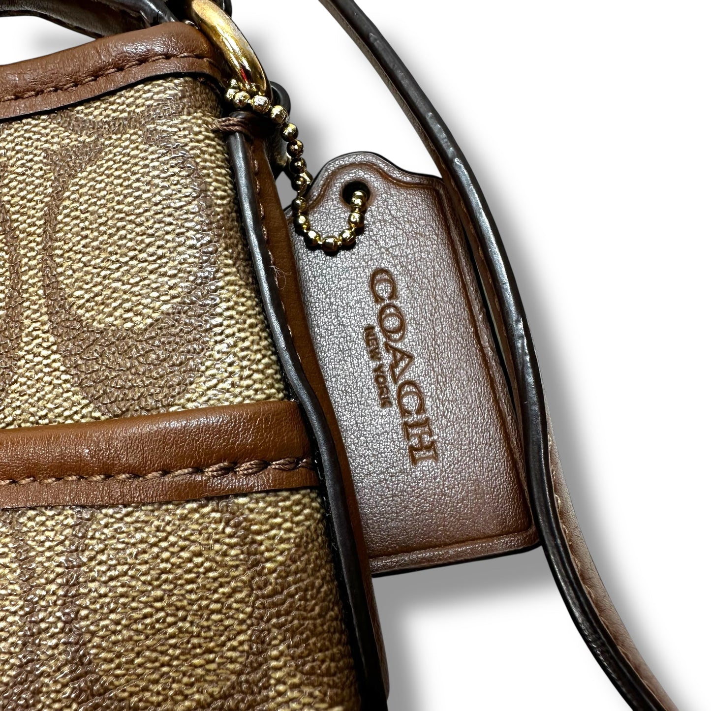 Crossbody Designer By Coach, Size: Medium