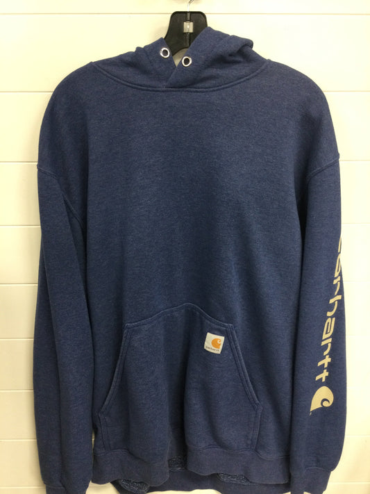 Sweatshirt Hoodie By Carhartt In Blue, Size:Xl