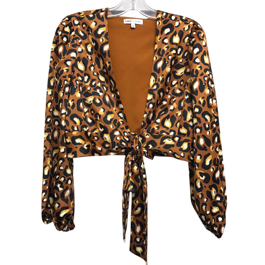 Top Ls By Express In Animal Print, Size:Xs