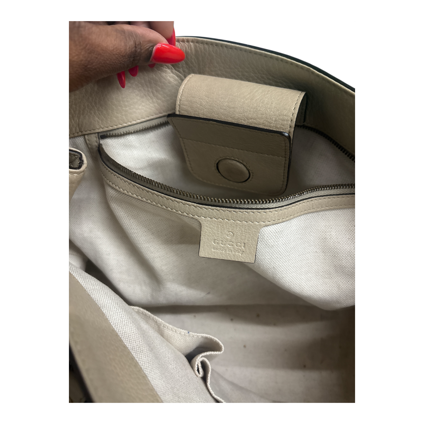 Handbag Luxury Designer By Gucci, Size: Large