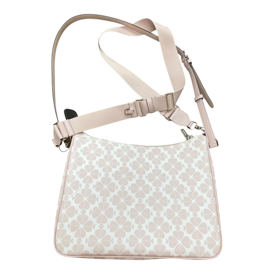 Handbag Designer By Kate Spade In Pink & White, Size:Large
