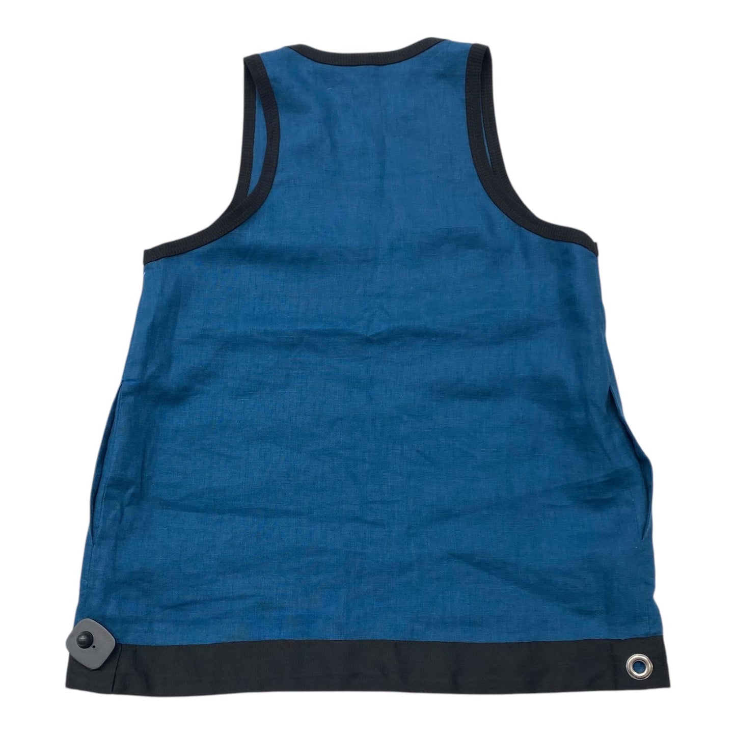 Top Sleeveless By Cmb In Black & Blue, Size:Xl