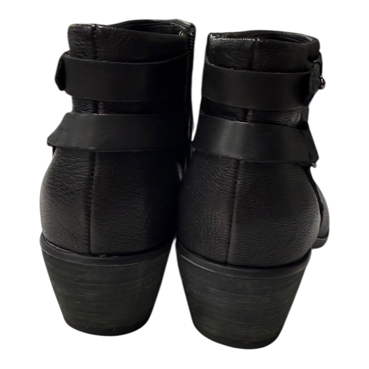 Boots Ankle Flats By Clarks In Black, Size:9.5