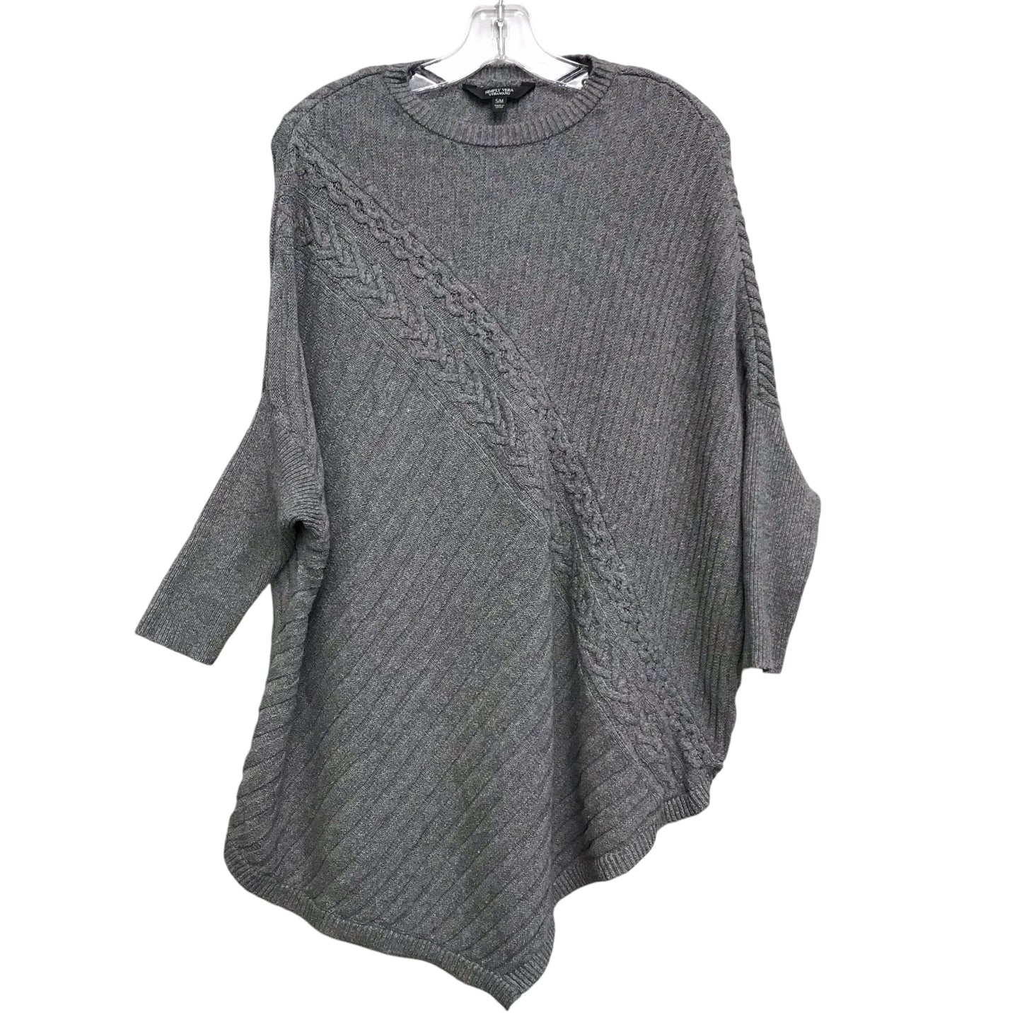 Sweater By Simply Vera In Grey, Size:S