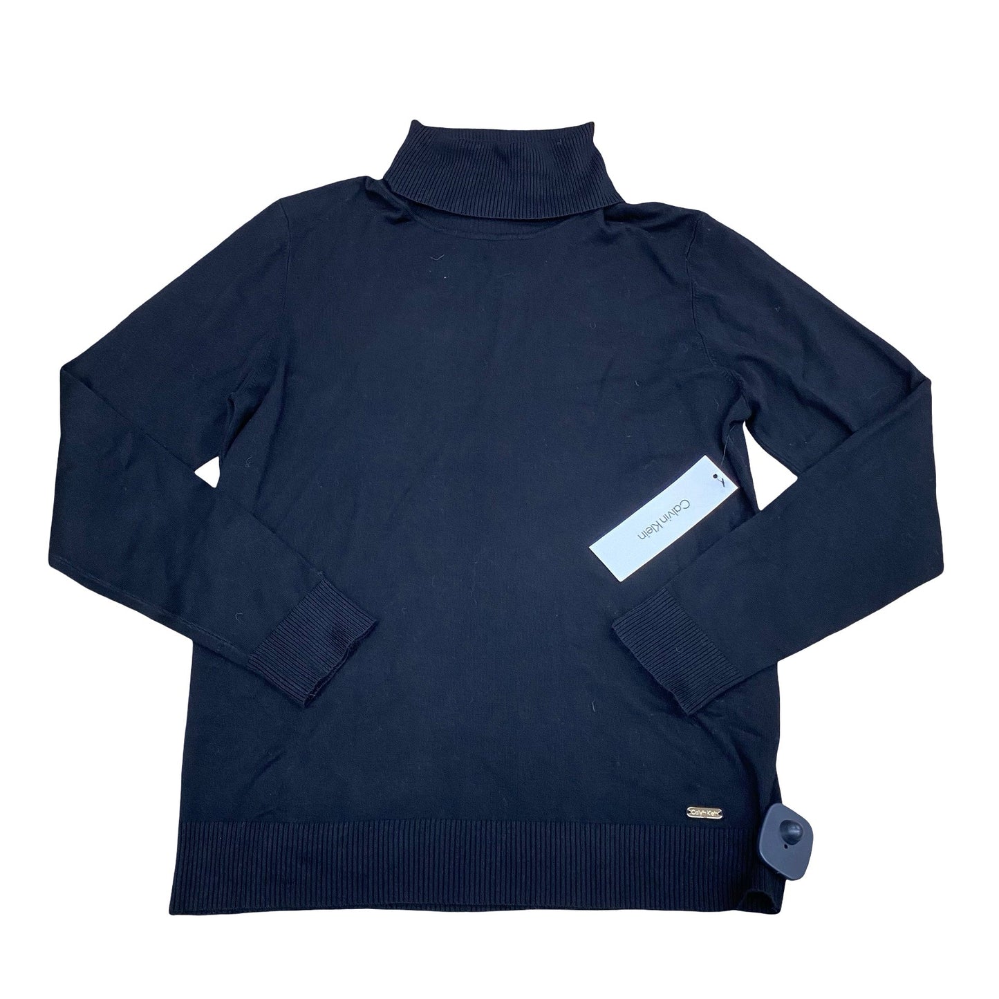 Top Ls By Calvin Klein In Black, Size:L