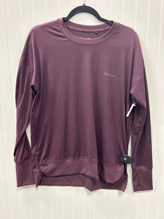 Athletic Top Ls Crewneck By Cmc In Maroon, Size:M