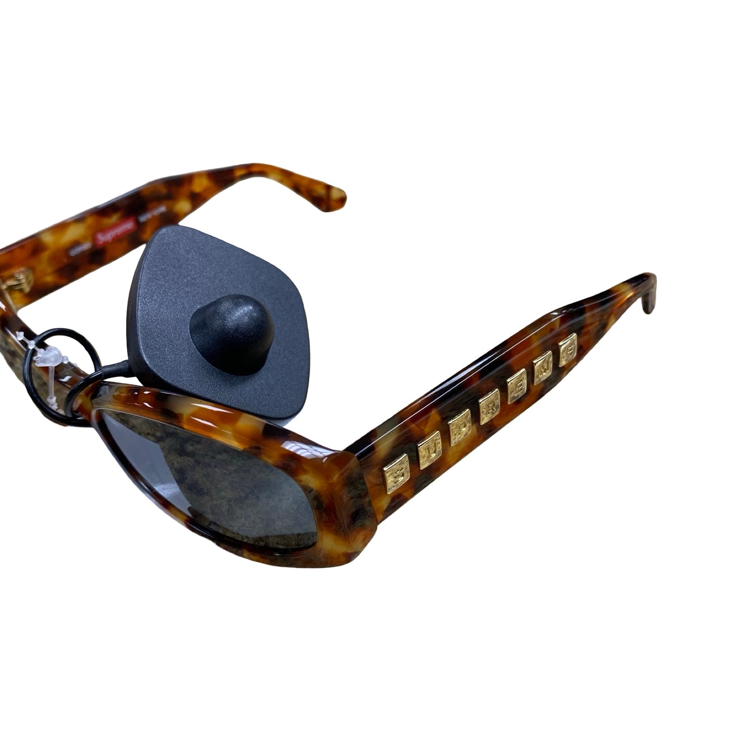 Sunglasses Luxury Designer By Supreme In Brown, Size: