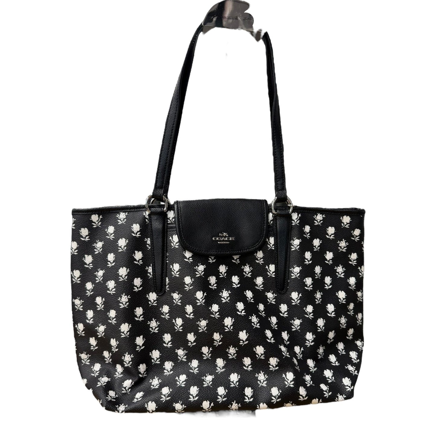 Handbag Designer By Coach In Black, Size:Medium