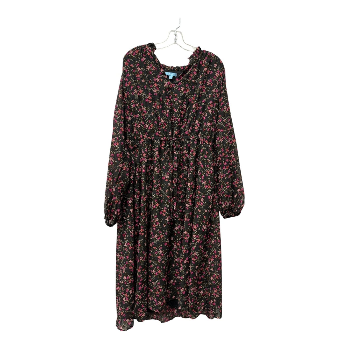 Dress Casual Midi By Draper James In Black, Size:2X