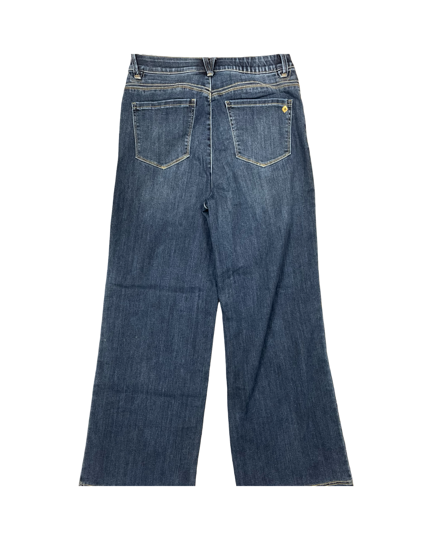 Jeans Wide Leg By Democracy In Blue Denim, Size:12