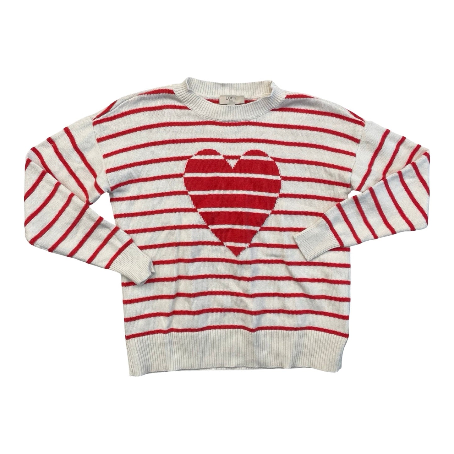 Sweater By Loft In Striped Pattern, Size:Sp