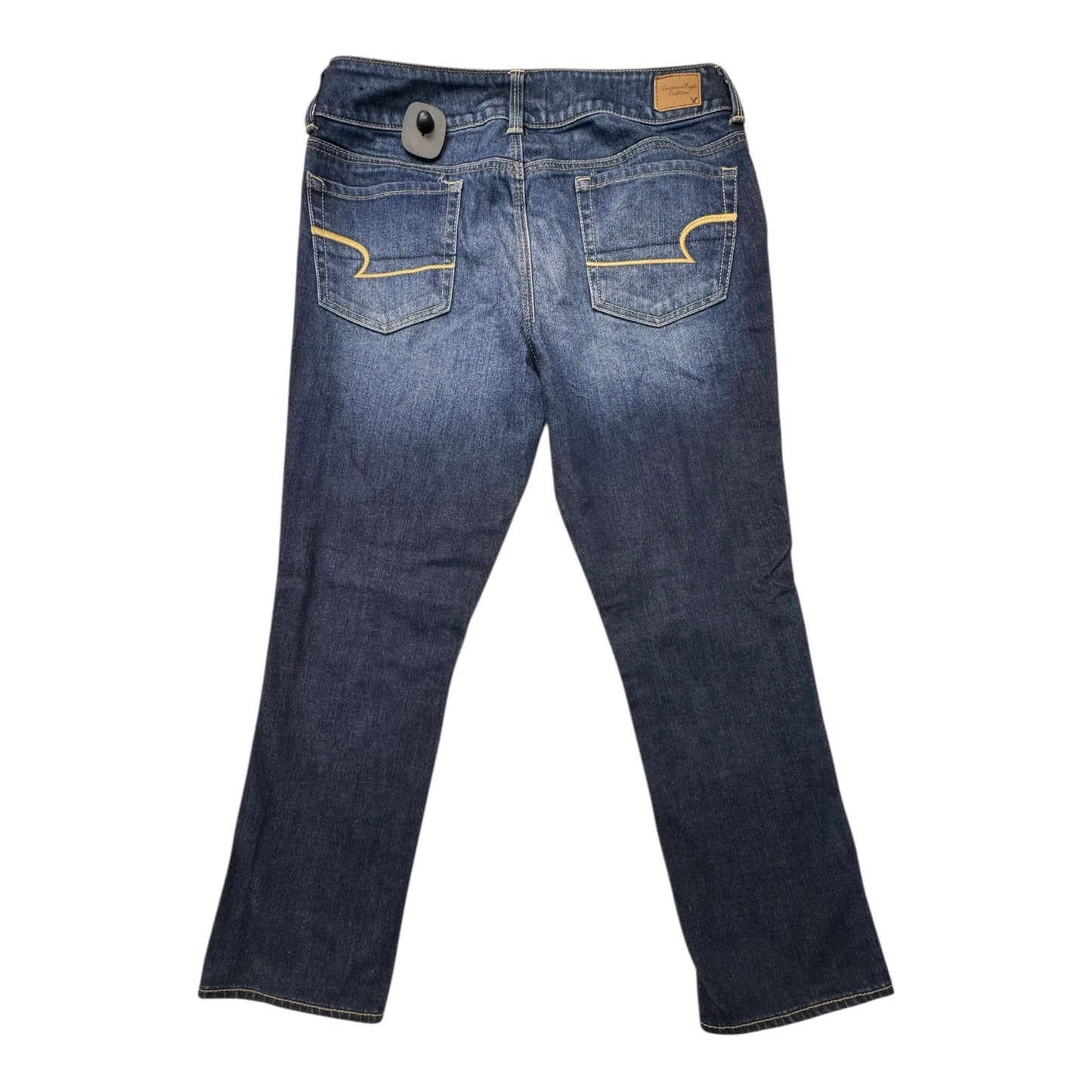 Jeans Straight By American Eagle In Blue, Size:10