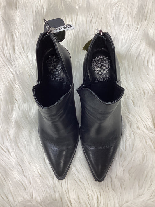 Boots Ankle Heels By Vince Camuto In Black, Size:9
