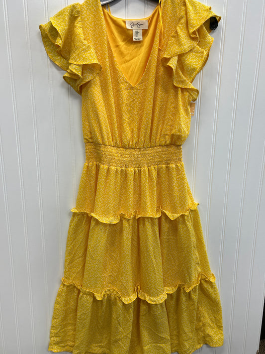 Dress Casual Maxi By Jessica Simpson In Yellow, Size:M