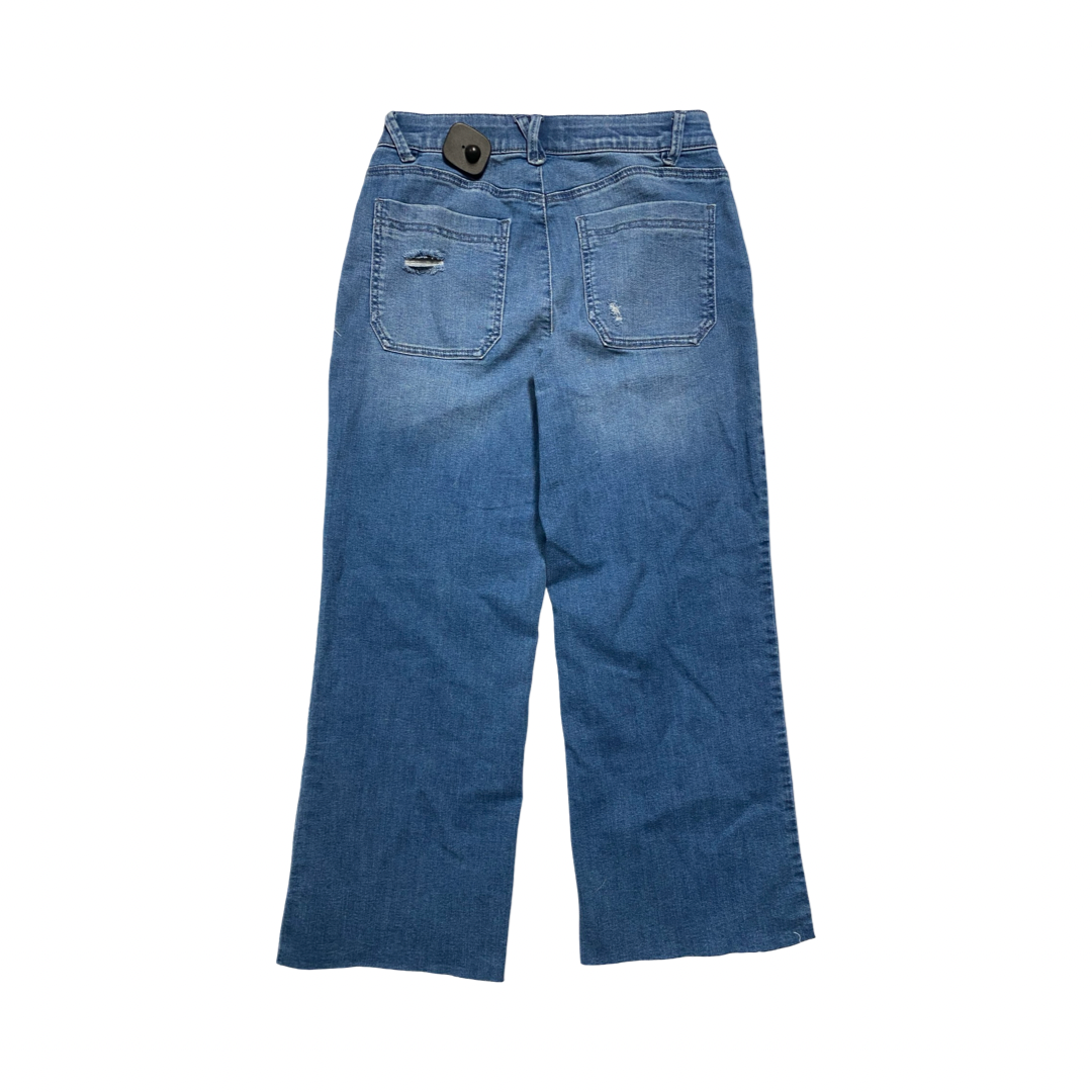 Jeans Wide Leg By Democracy In Blue Denim, Size:4
