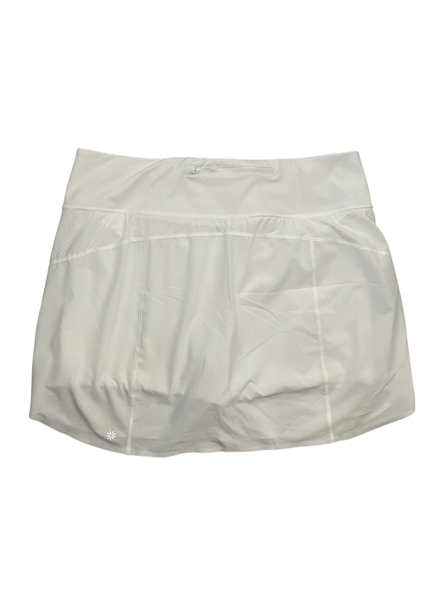 Athletic Skort By Athleta In White, Size:Xl