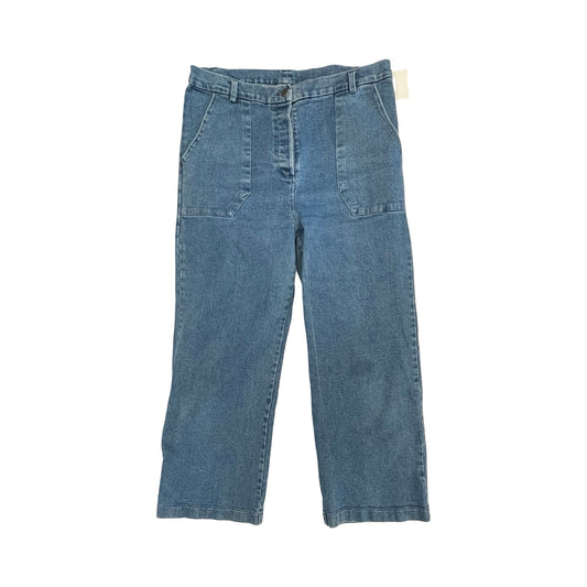 Jeans Wide Leg By Cmc In Blue Denim, Size:2X