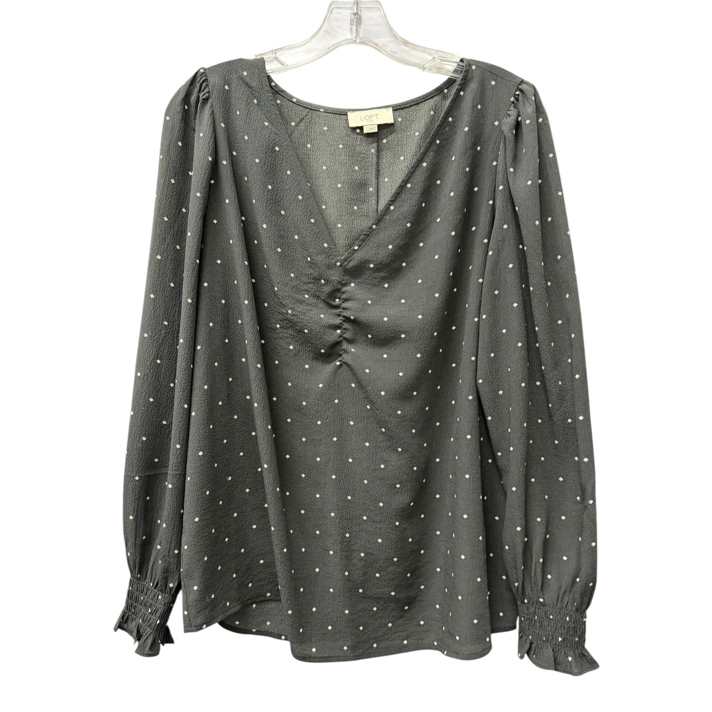 Top Ls By Loft In Grey, Size:L