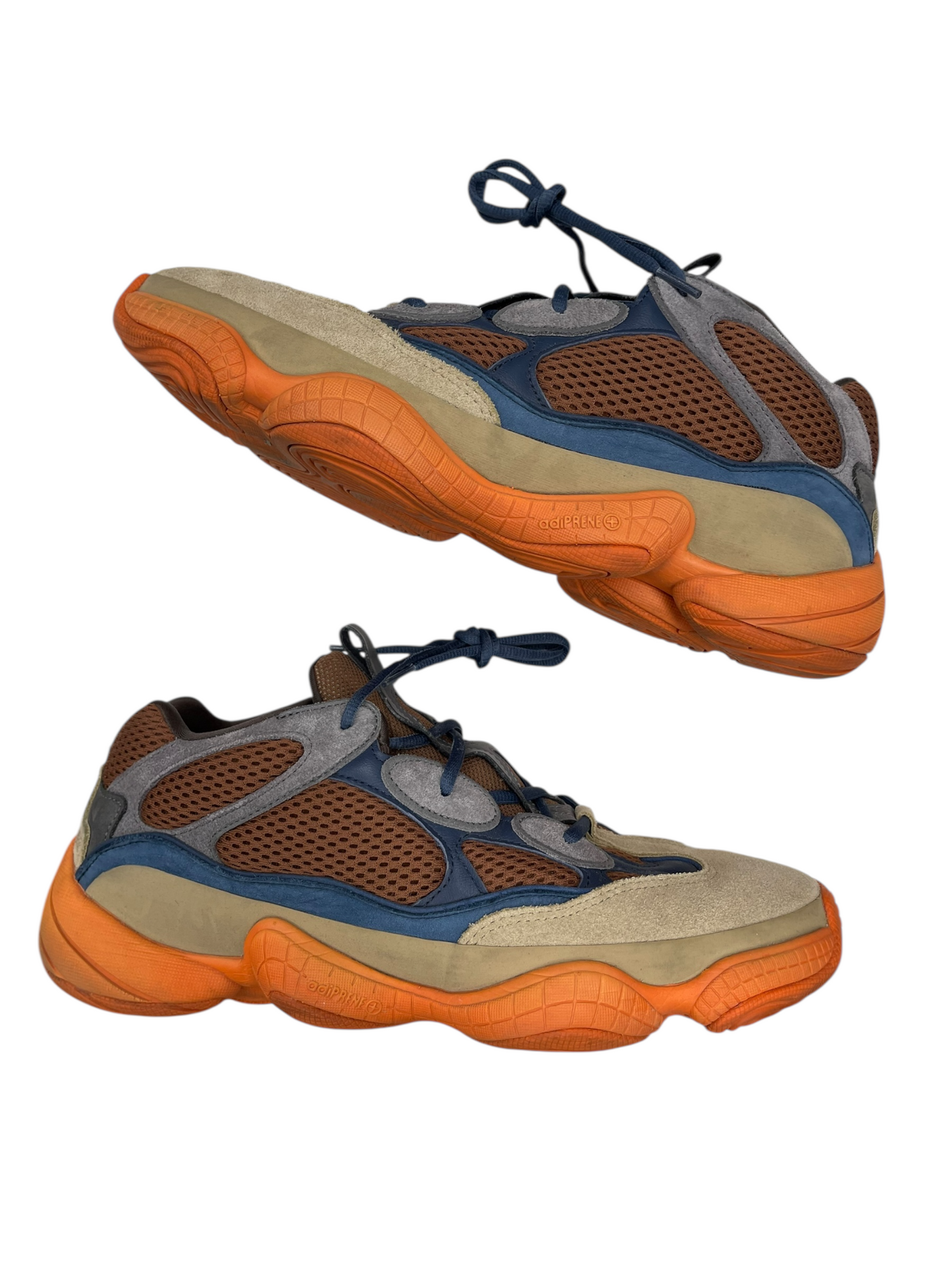 SHOES LUXURY DESIGNER by YEEZY In BLUE & ORANGE, Size: 12.5 MENS