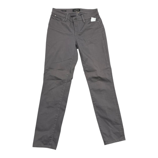 Jeans Straight By Talbots In Grey Denim, Size:4