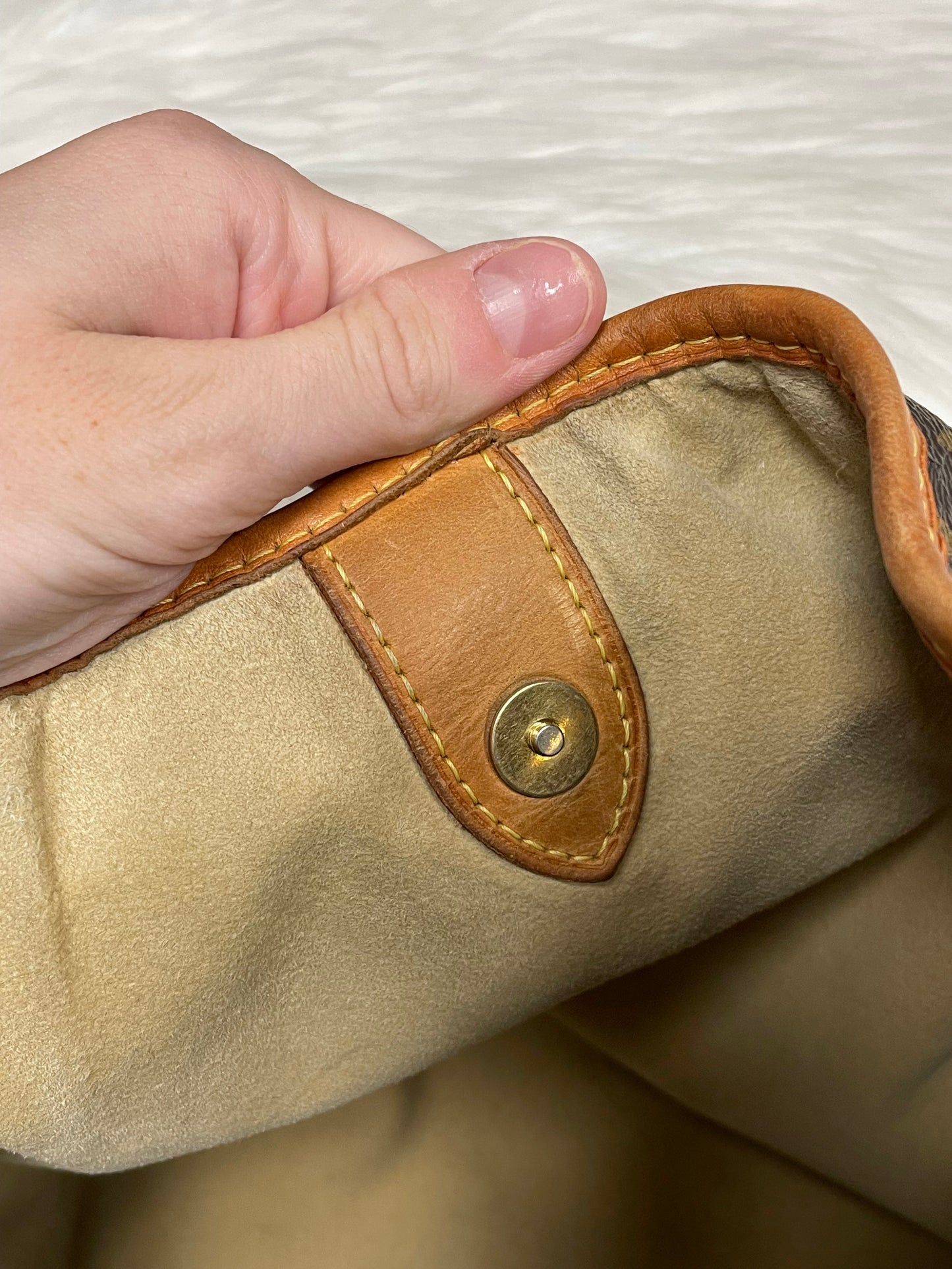 Handbag Luxury Designer By Louis Vuitton, Size: Large