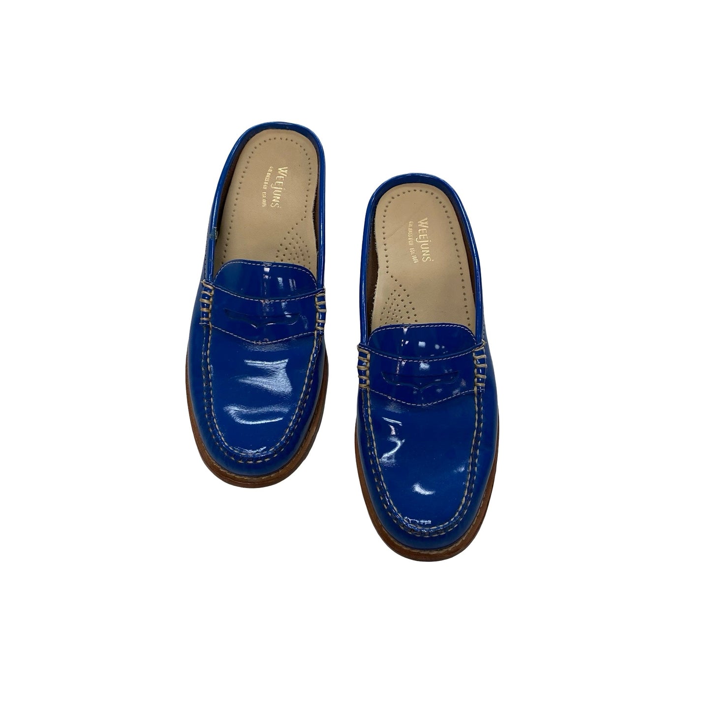 Shoes Flats By Weejuns In Blue, Size:6