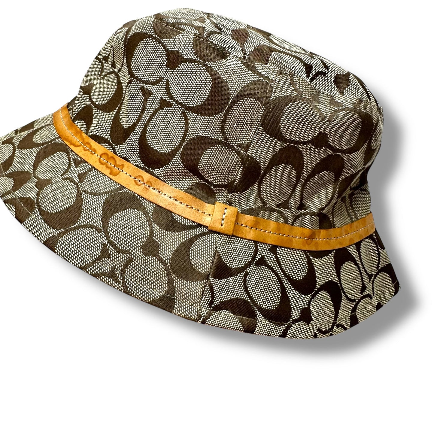Monogram Bucket Hat Designer By Coach size small