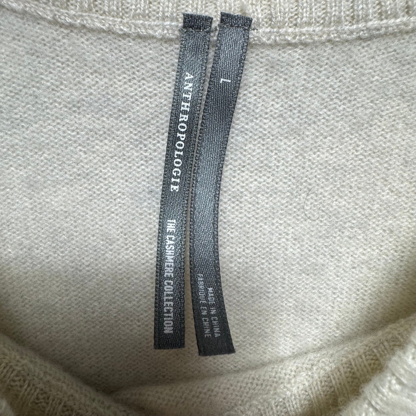 Sweater Cashmere By Anthropologie In Animal Print, Size: L