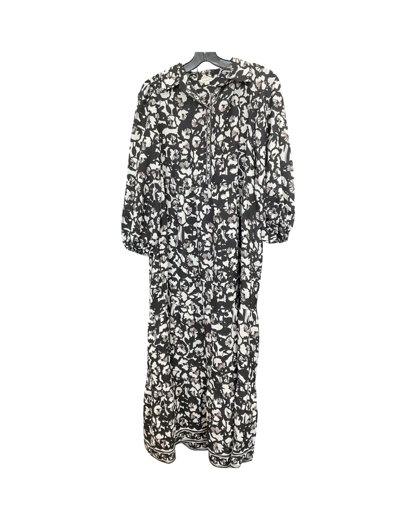 Dress Casual Maxi By Max Studio In Black & White, Size:M