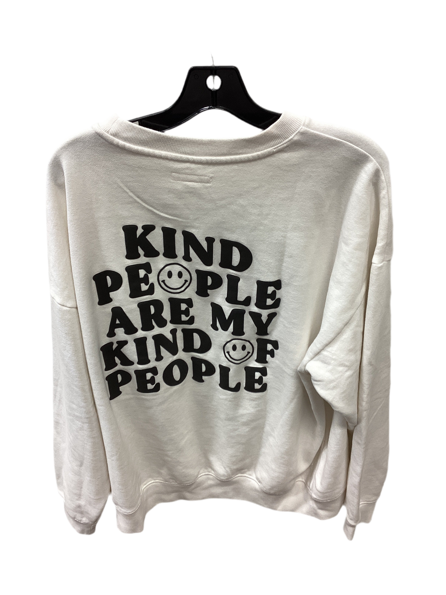 Sweatshirt Crewneck By Aeropostale In Cream, Size:L