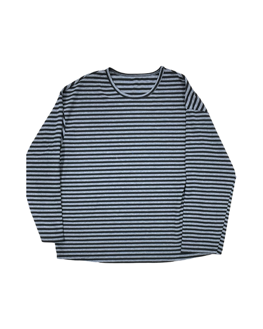 Top Ls By Dazy In Black & Grey, Size:L
